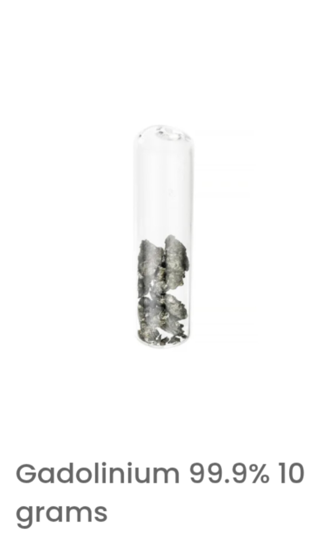 gadolinium 99.9% 10 grams gadolinium 99.9% 10 grams