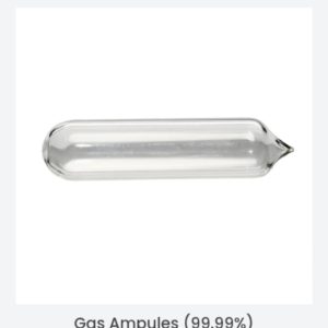 Gas Ampules (99.99%)